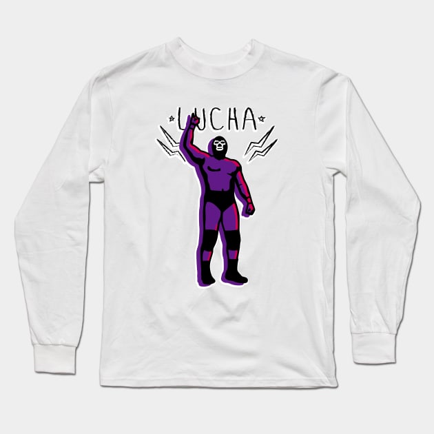 LUCHADOR#27 Long Sleeve T-Shirt by RK58